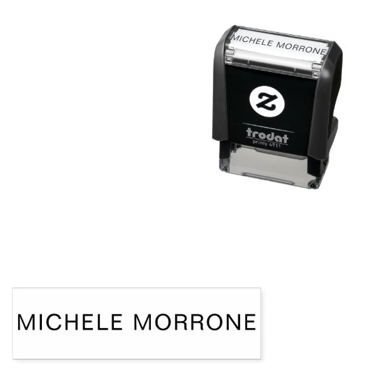 Personalized Custom Name Office Use Zelfinktende Stempel (In situ)