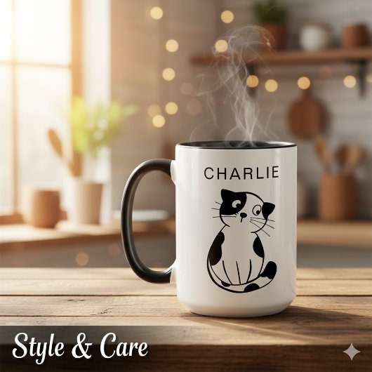 Personalized Custom Pet Mug with Photo and Name Mok