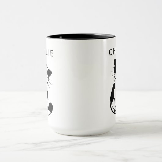 Personalized Custom Pet Mug with Photo and Name Mok (Midden)
