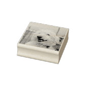 Personalized Custom Pet Photo Etched Style Rubberstempel (Stempel)