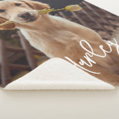 Personalized Custom Photo And Text Sherpa Deken (3/4)