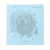 Personalized Custom Photo Pet with Name Notitieblok (Voorkant)