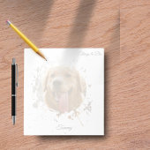 Personalized Custom Photo Pet with Name Notitieblok