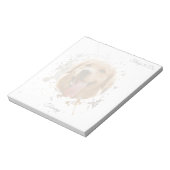 Personalized Custom Photo Pet with Name Notitieblok (Linkerzijde)