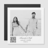 Personalized Custom Photo Save the Date magnet (Voorkant / Achterkant)
