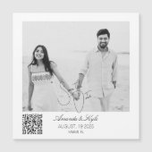 Personalized Custom Photo Save the Date magnet (Voorkant)