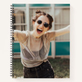Personalized Custom Photo Spiral Notebook Notitieboek (Voorkant)