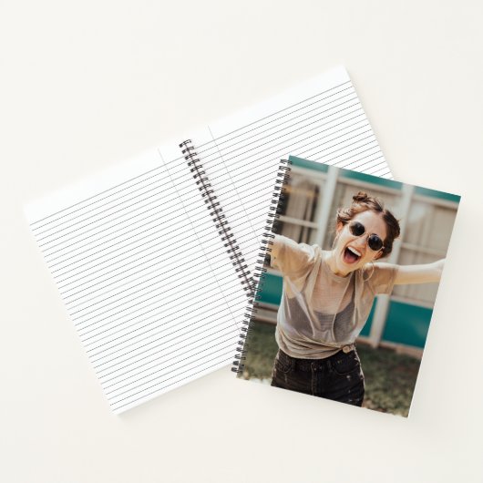 Personalized Custom Photo Spiral Notebook Notitieboek (Binnen)