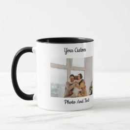 Personalized Custom Photo Text Combo Mug Mok