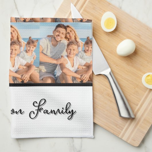 Personalized Custom Photo Theedoek (Quarter Fold)