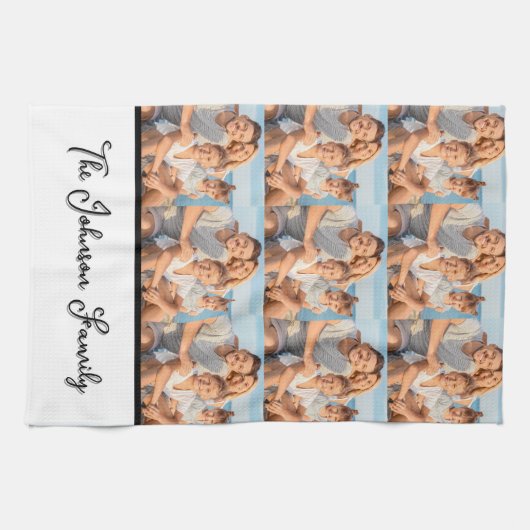 Personalized Custom Photo  Theedoek (Horizontaal)