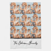 Personalized Custom Photo  Theedoek (Verticaal)