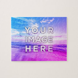 Personalized Custom Photo Vaporwave Legpuzzel