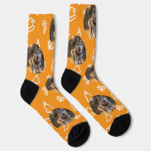 Personalized Custom Photo - Winter Celebration Sokken (Rechts)