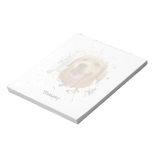 Personalized Custom Photo with Name Notitieblok (Linkerzijde)