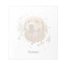 Personalized Custom Photo with Name Notitieblok