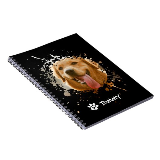Personalized Custom Photo with Name Spiral Photo  Notitieboek (Rechterzijde)