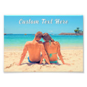 Personalized Custom Text and Photo Poster Example (Voorkant)
