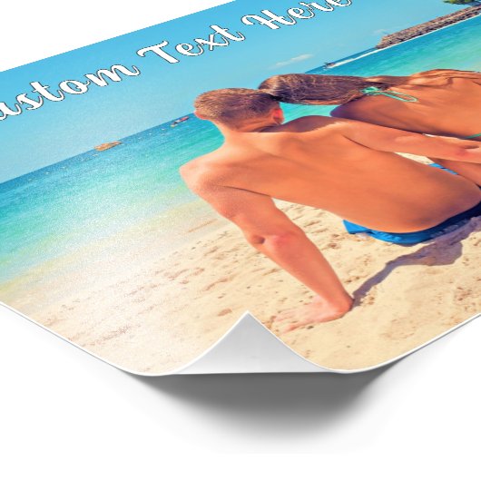 Personalized Custom Text and Photo Poster Example (Hoek)