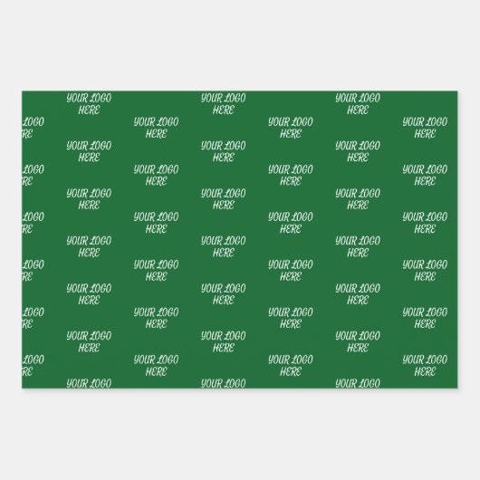 Personalized Custom Your Logo Here Business Office Inpakpapier Vel (Voorkant 2)