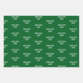 Personalized Custom Your Logo Here Business Office Inpakpapier Vel (Voorkant)