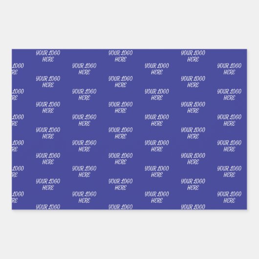 Personalized Custom Your Logo Here Business Office Inpakpapier Vel (Voorkant 3)