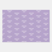 Personalized Custom Your Logo Here Business Office Inpakpapier Vel (Voorkant)