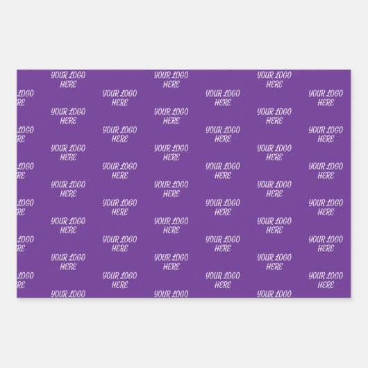 Personalized Custom Your Logo Here Business Office Inpakpapier Vel (Voorkant 2)