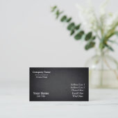 Personalized Custom Your Own Grey Visitekaartje (Staand voorkant)