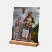Personalized Custom Your Own Photo Acryl Bord (Hoek)