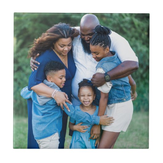 Personalized Custom Your Own Photo Ceramic Tile Tegeltje (Voorkant)