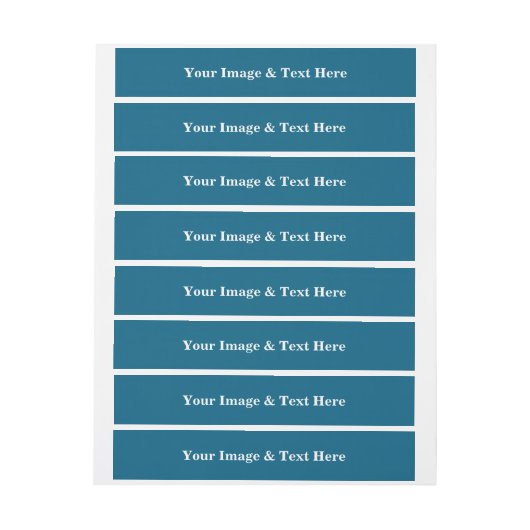 Personalized Custom Your Own Photo & Text Adreslabel Wikkel (Vel)