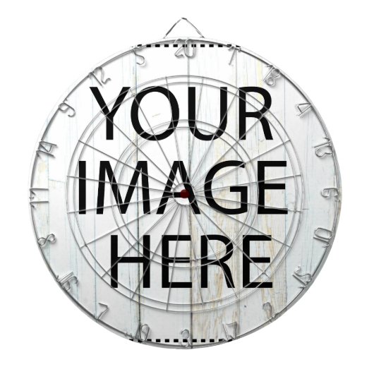 Personalized Custom Your Own Photo & Text Dart Boa Dartbord (Voorkant)