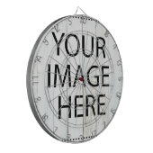 Personalized Custom Your Own Photo & Text Dart Boa Dartbord (Voorkant Links)