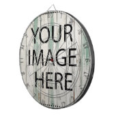 Personalized Custom Your Own Photo & Text Dartbord (Voorkant Rechts)