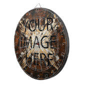 Personalized Custom Your Own Photo & Text Dartbord (Voorkant Rechts)