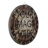 Personalized Custom Your Own Photo & Text Dartbord (Voorkant Links)