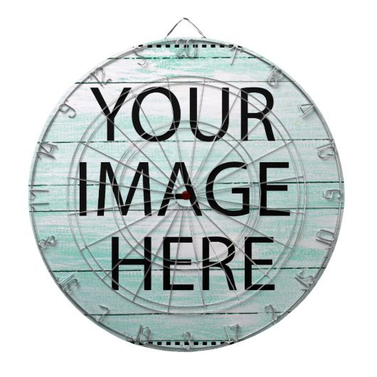 Personalized Custom Your Own Photo & Text Dartbord (Voorkant)