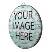 Personalized Custom Your Own Photo & Text Dartbord (Voorkant Rechts)