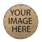 Personalized Custom Your Own Photo & Text Dartbord (Voorkant)