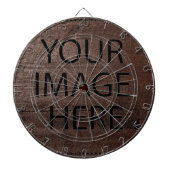 Personalized Custom Your Own Photo & Text Dartbord (Voorkant)