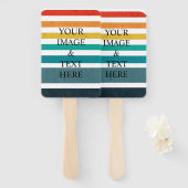 Personalized Custom Your Own Photo & Text  Handwaaier (Voorkant en achterkant)