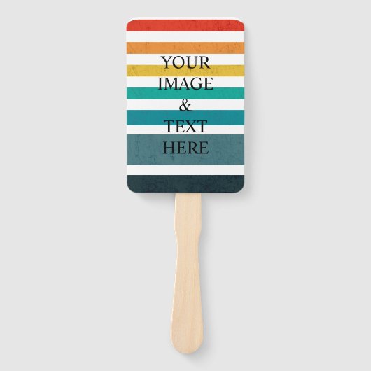 Personalized Custom Your Own Photo & Text  Handwaaier (Voorkant)