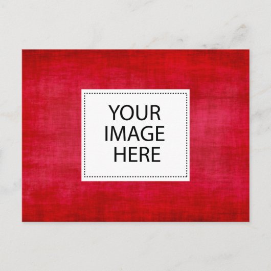 Personalized Custom Your Own Photo & Text Postcard Briefkaart (Voorkant)