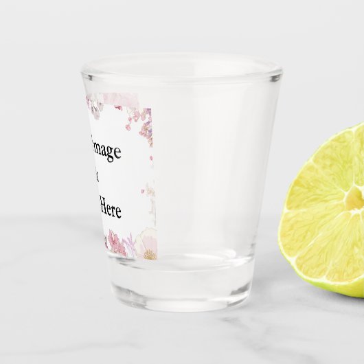 Personalized Custom Your Own Photo & Text Shot Glas (Rechts)