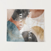 Personalized Custom Your Own Photo & Text Tapestry Wandkleed (Voorkant (horizontaal))