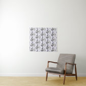 Personalized Custom Your Own Photo & Text Tapestry Wandkleed (In Situ (horizontaal))