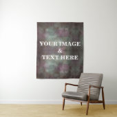 Personalized Custom Your Own Photo & Text Tapestry Wandkleed (In situ)