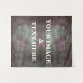 Personalized Custom Your Own Photo & Text Tapestry Wandkleed (Voorkant (horizontaal))