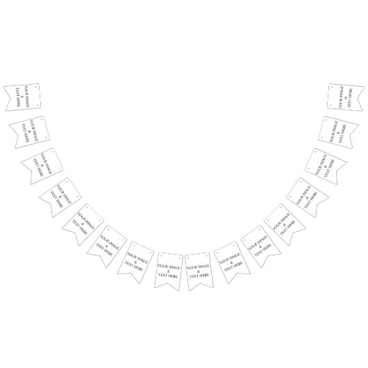 Personalized Custom Your Own Photo & Text  Vlaggetjes (Alle)